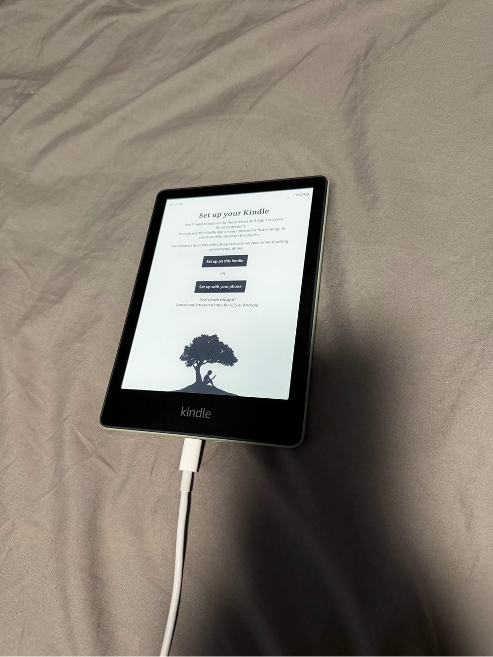 Amazon Kindle Paperwhite in Agave Green